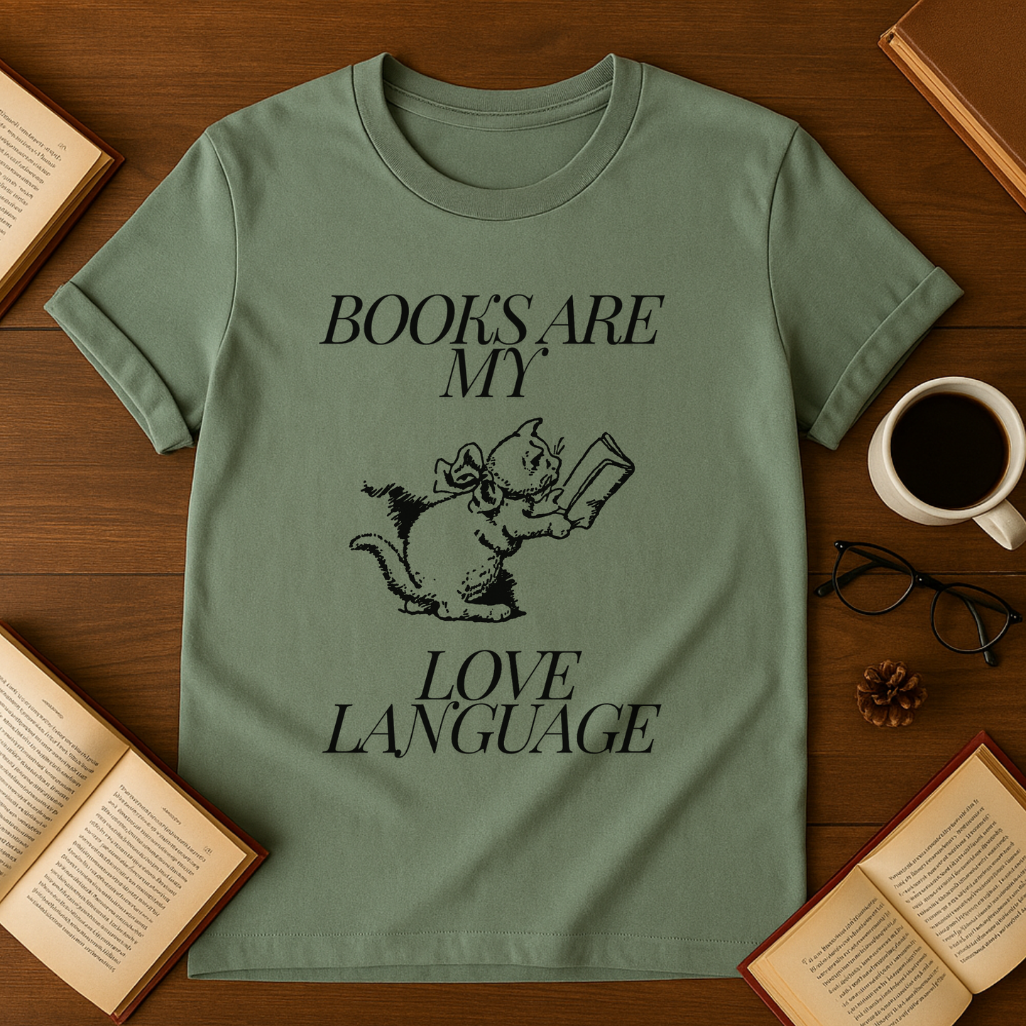 Books Are My Love Language Softstyle T-Shirt