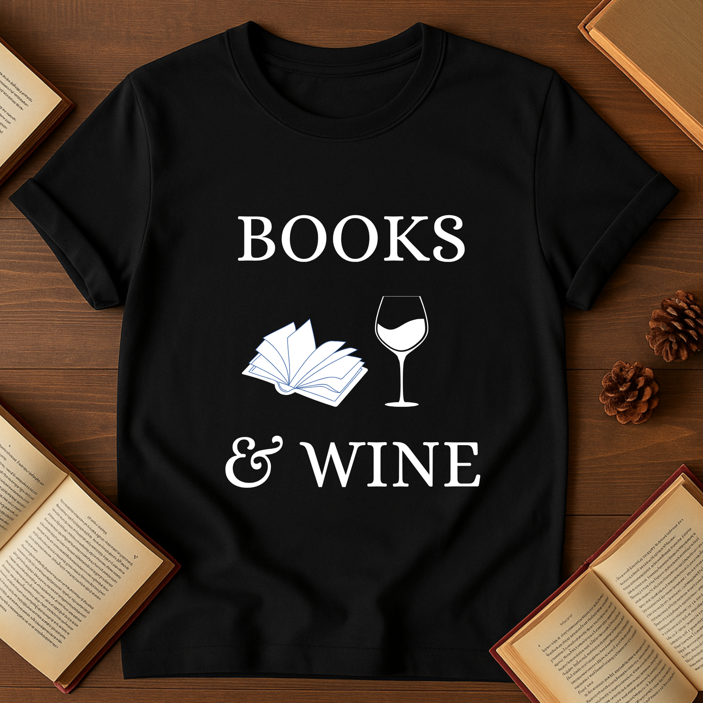 Books & Wine Softstyle T-Shirt