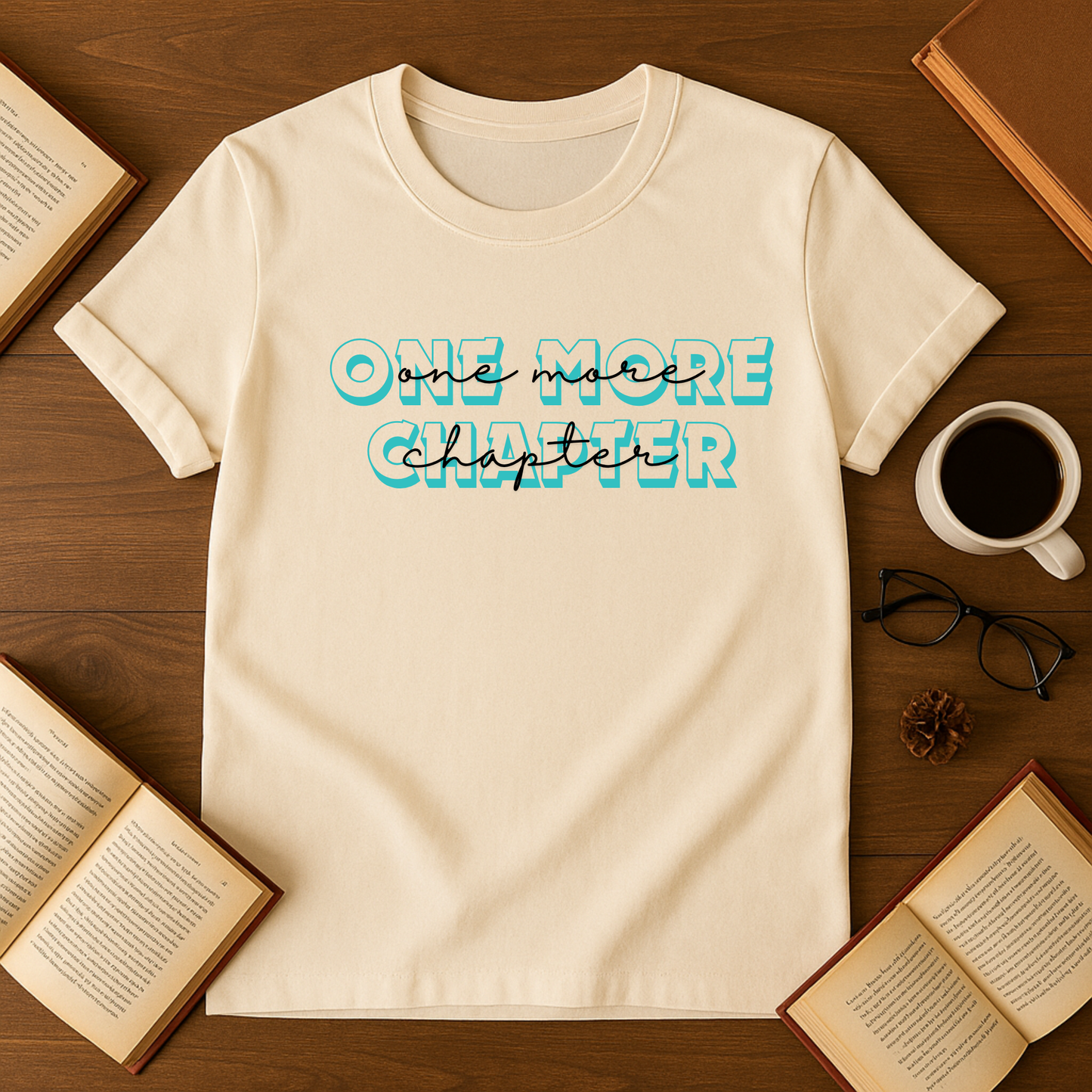 One More Chapter Text Softstyle T-Shirt