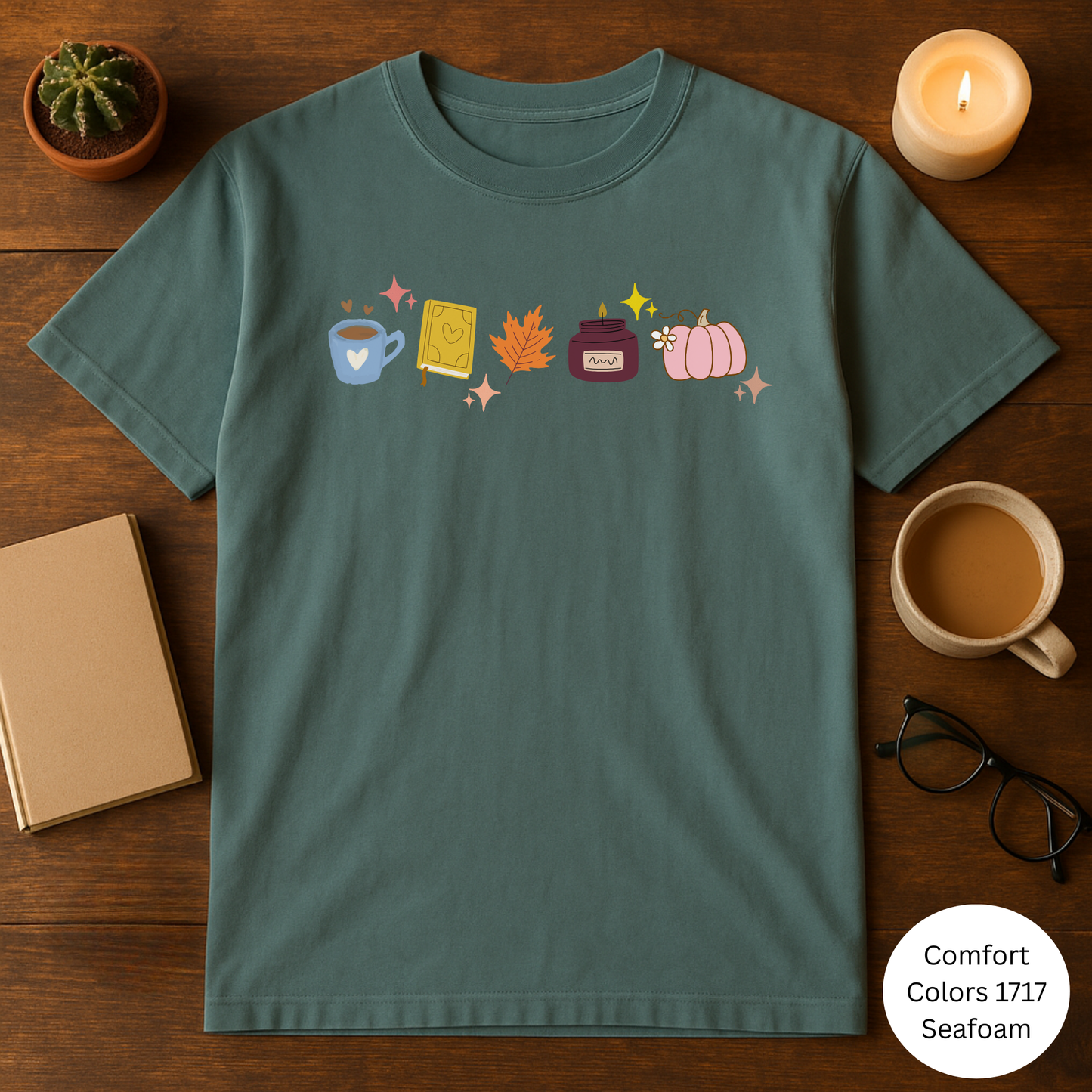 Autumn Vibes Cozy Fall T-shirt