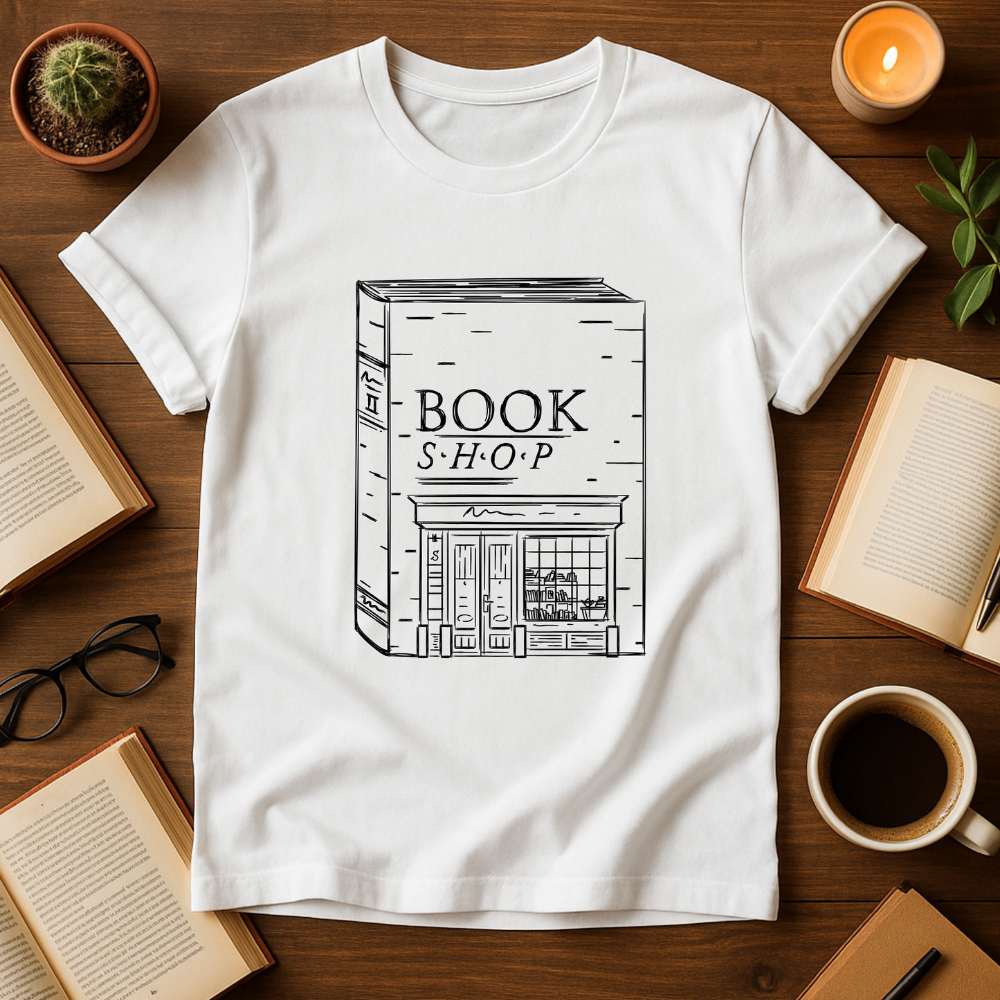 Bookshop Softstyle T-Shirt