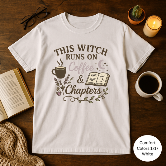 Witchy Coffee & Chapters T-Shirt