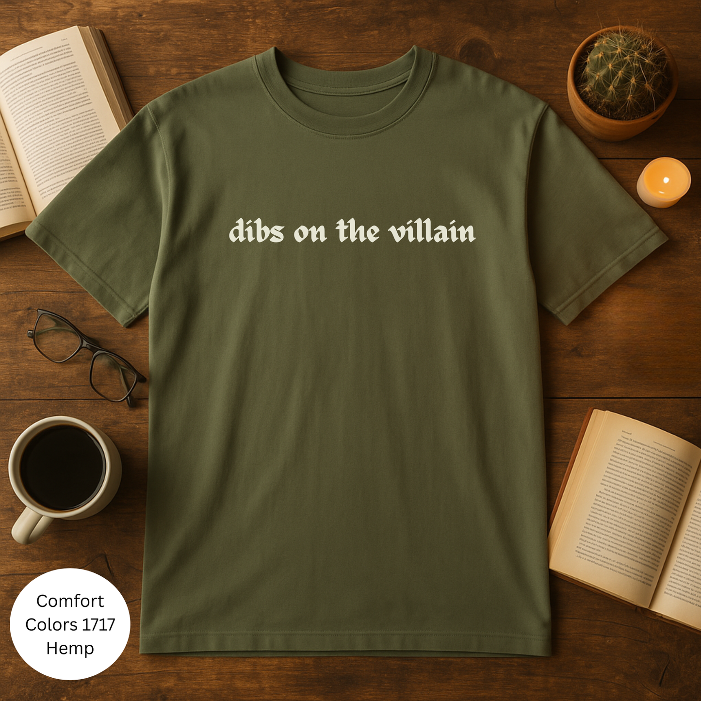Dibs on the Villain Unisex Garment-Dyed T-Shirt