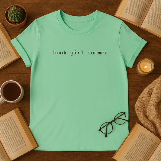 Book Girl Summer Unisex Softstyle T-Shirt