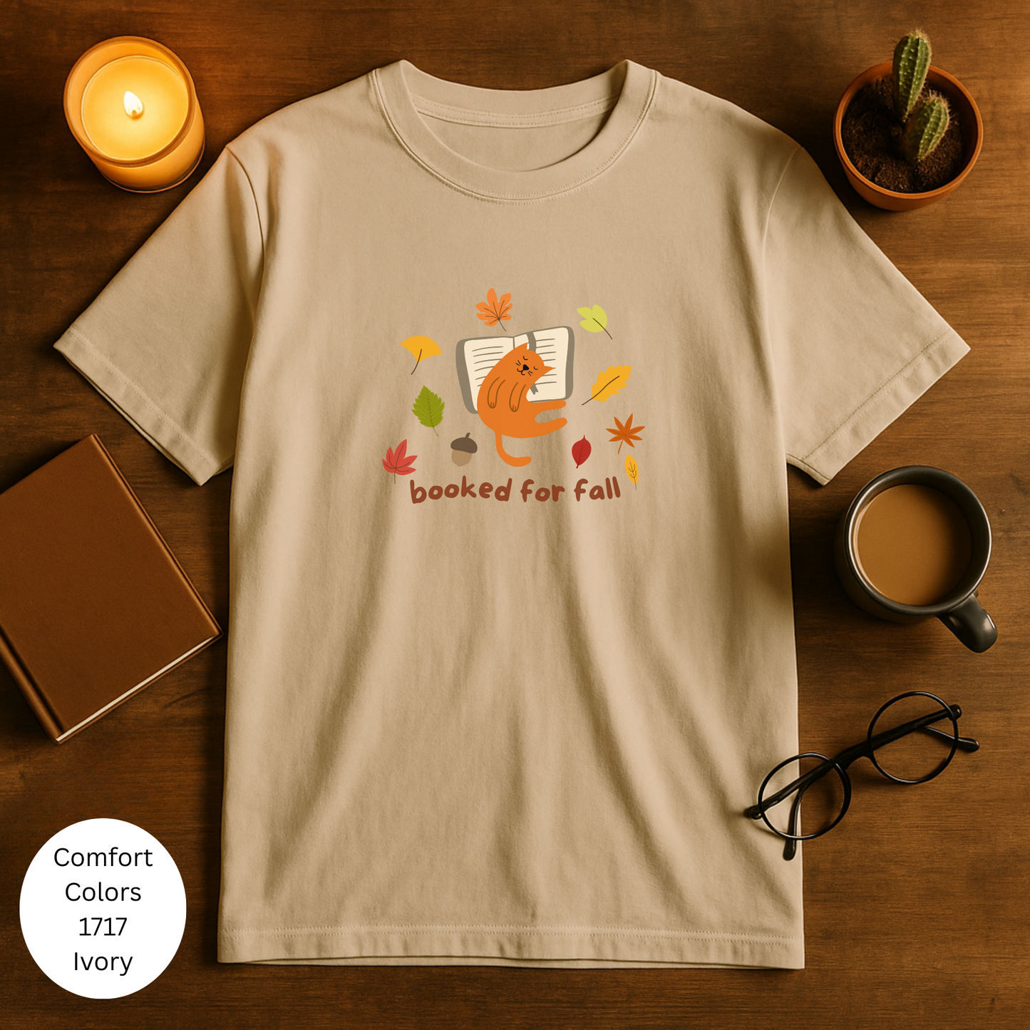 Booked For Fall Unisex T-Shirt, Cozy Fall