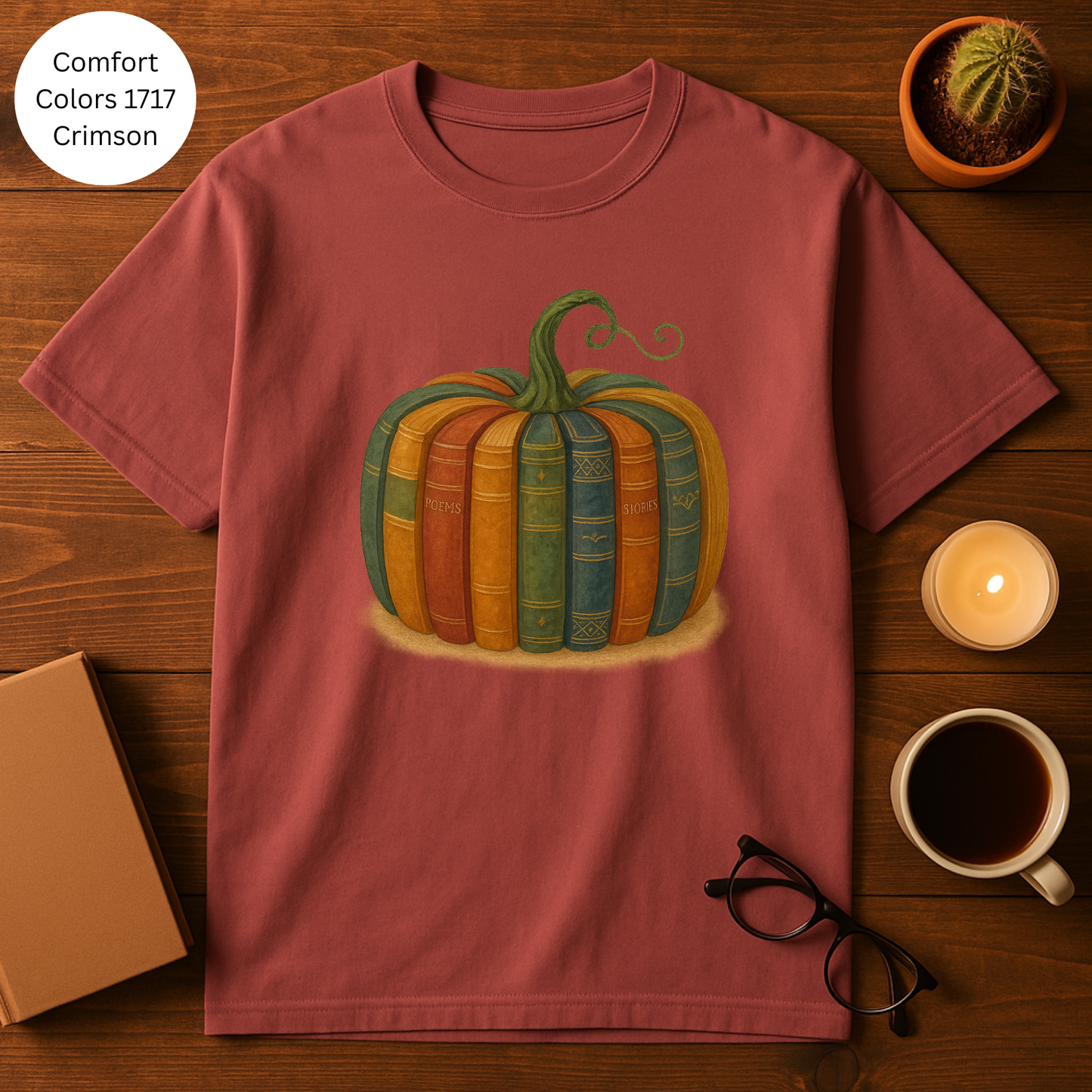Autumn Pumpkin Tee, Cozy Fall T-shirt