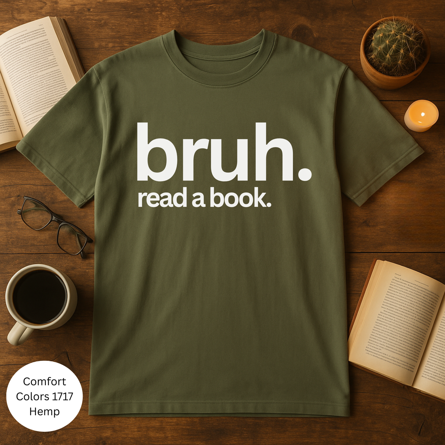 Bruh, Read a Book T-Shirt