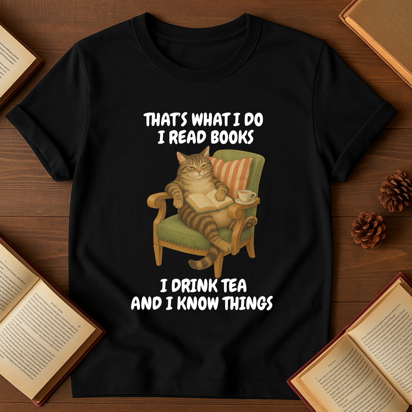 That's What I do I read books I drink tea and I know things Softstyle T-Shirt