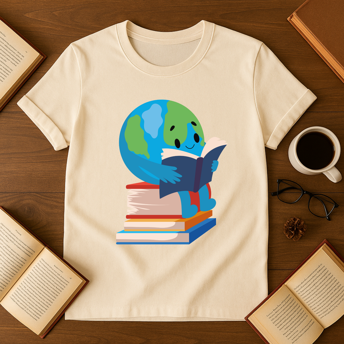 Earth Reading Softstyle T-Shirt