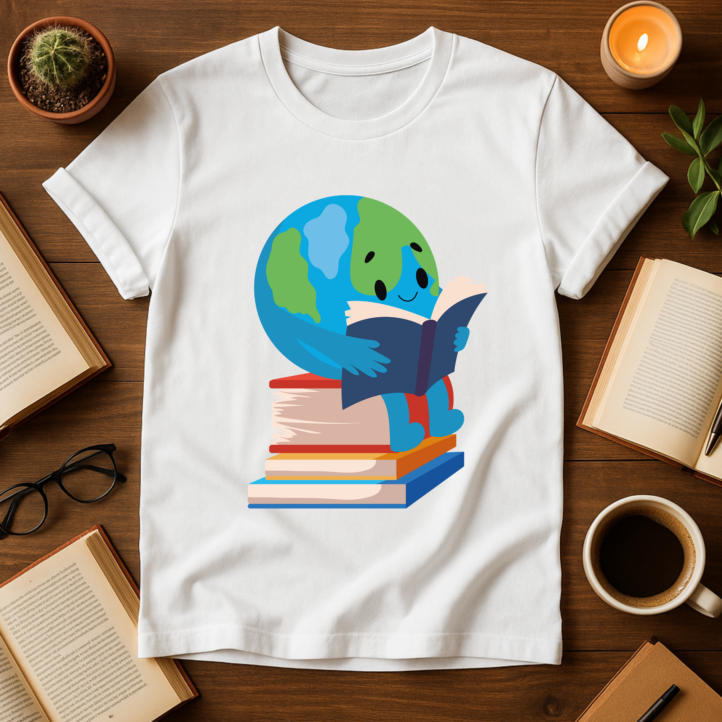 Earth Reading Softstyle T-Shirt
