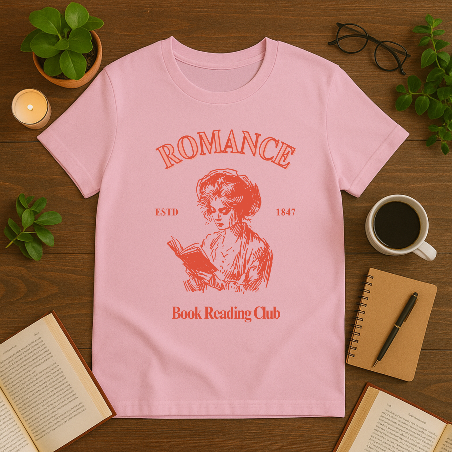Romance Book Reading Club Softstyle T-Shirt