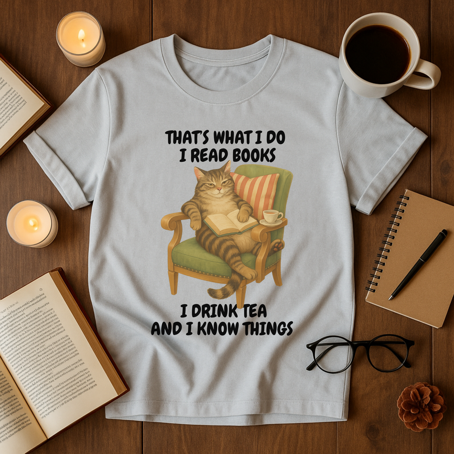 That's What I do I read books I drink tea and I know things Softstyle T-Shirt