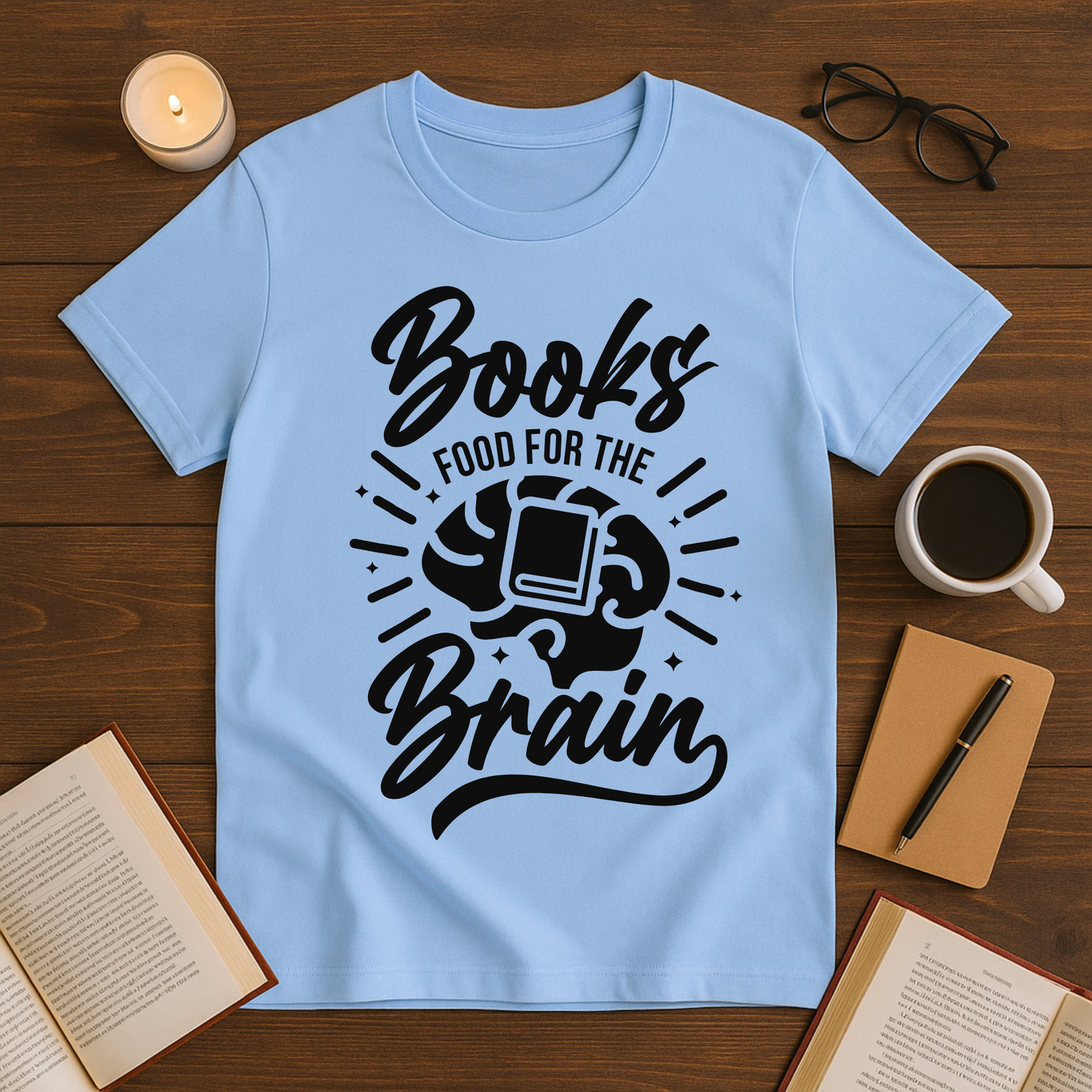 Books are Food for the Brain Softstyle T-Shirt