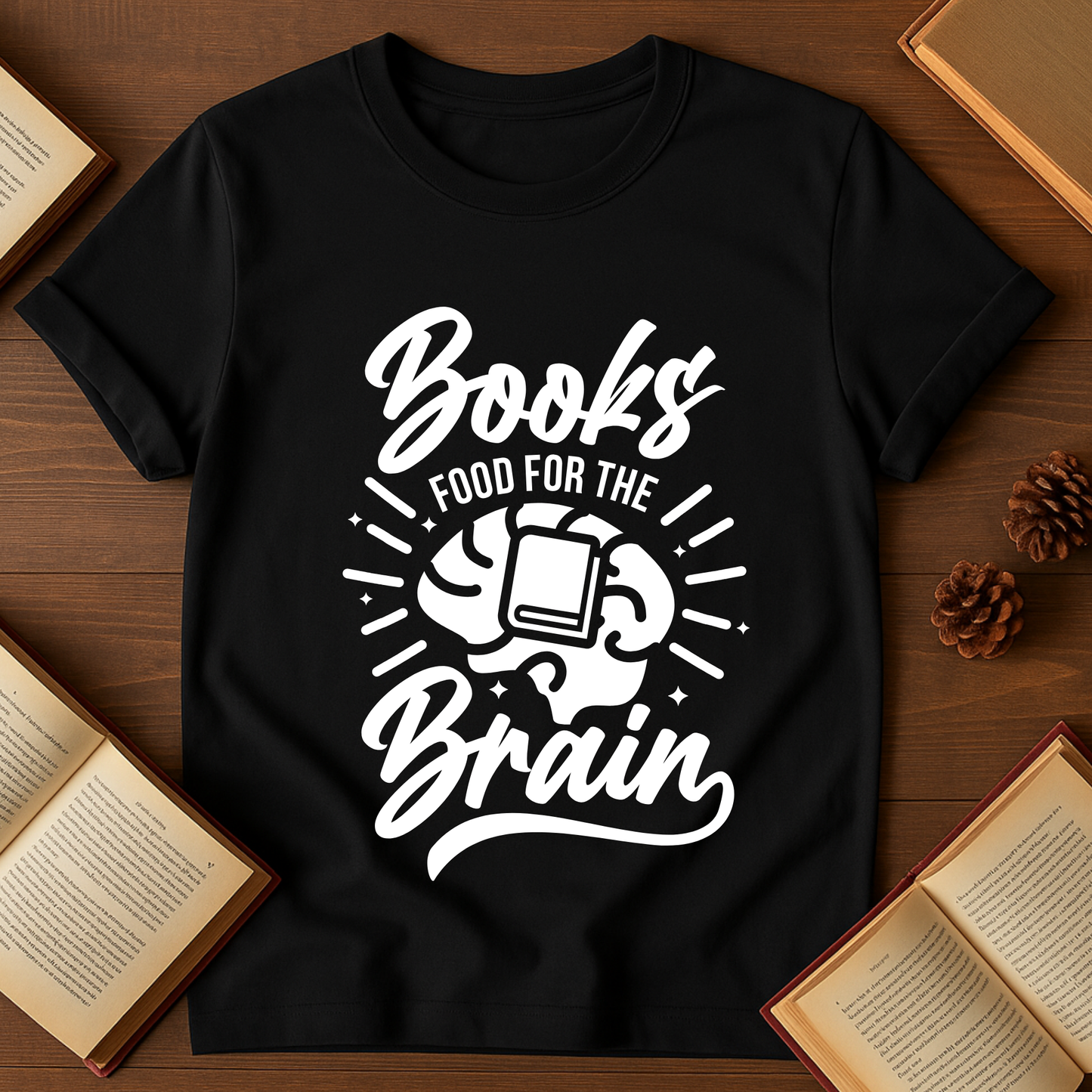 Books are Food for the Brain Softstyle T-Shirt