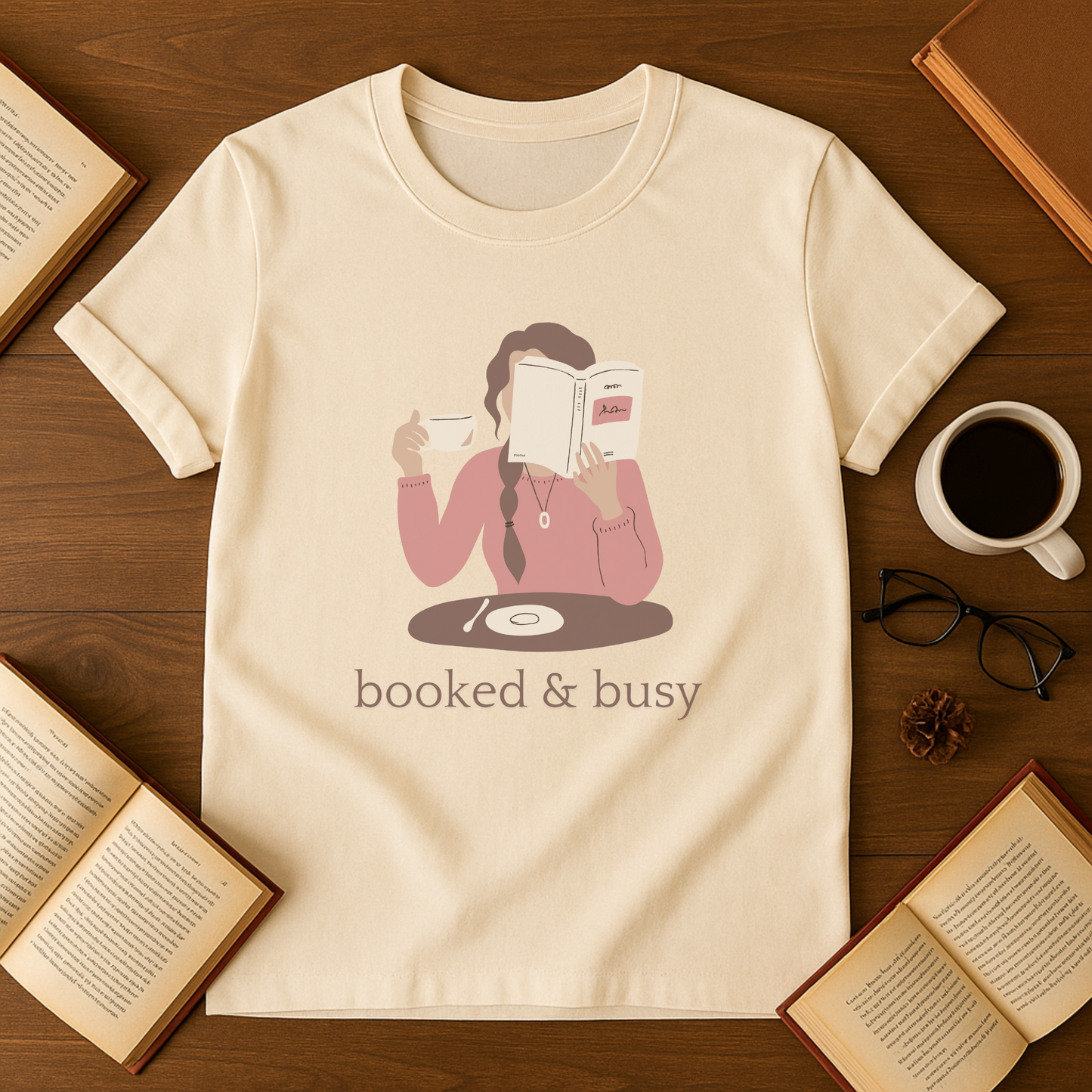 Booked and Busy Softstyle T-Shirt