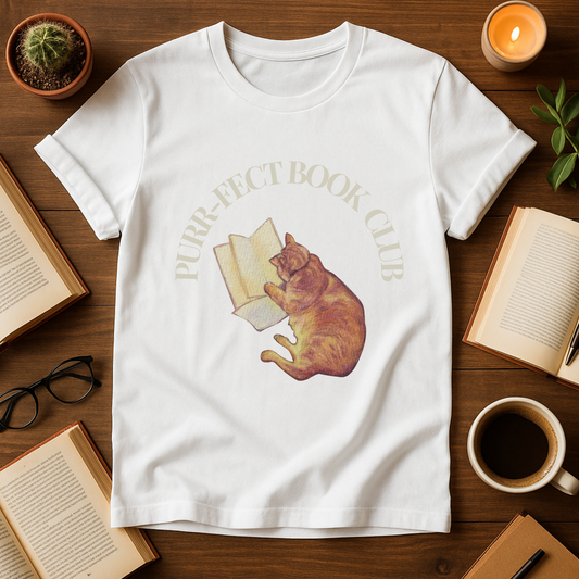 Purr-fect Book Club Softstyle T-Shirt