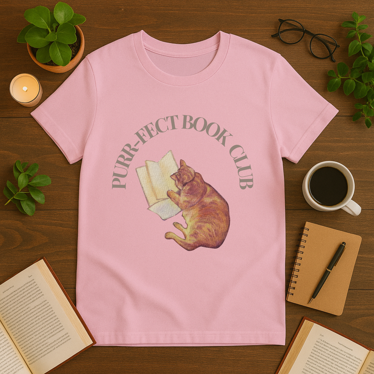 Purr-fect Book Club Softstyle T-Shirt