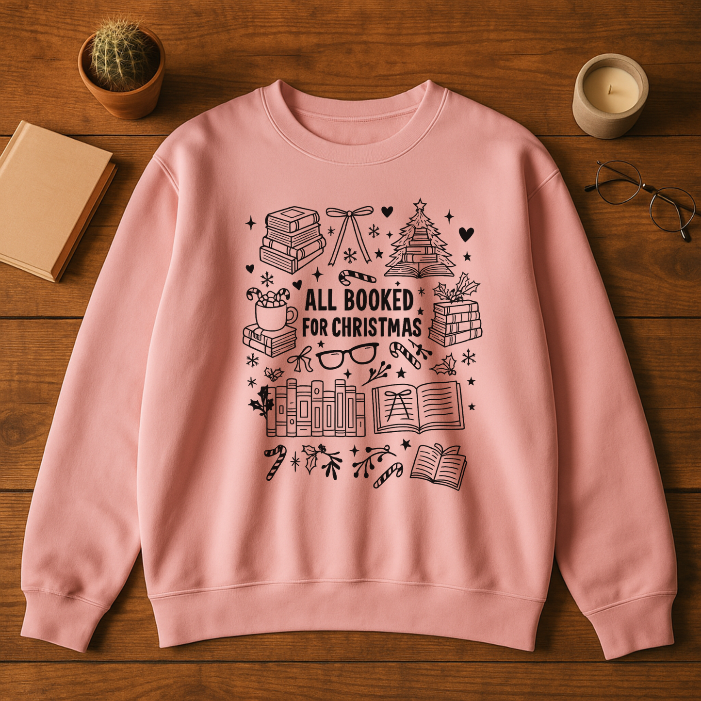 All Booked For Christmas Sweatshirt