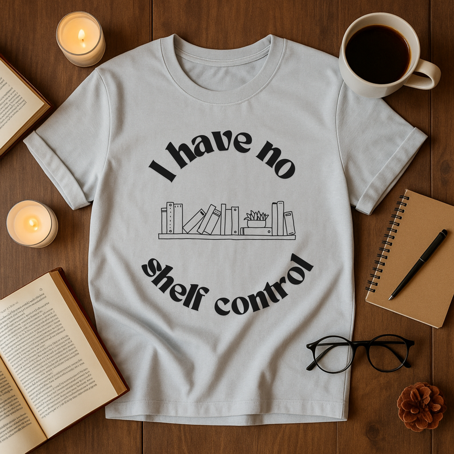 I Have No Shelf Control Softstyle T-Shirt
