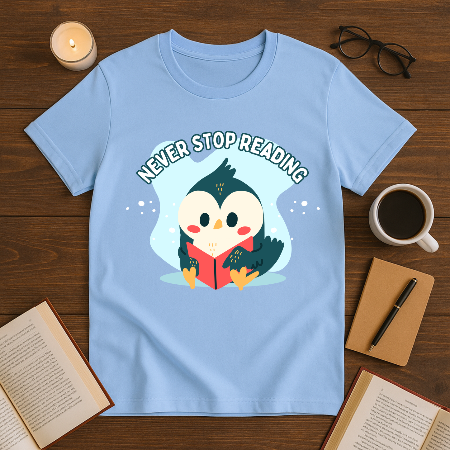 Never Stop Reading Softstyle T-Shirt