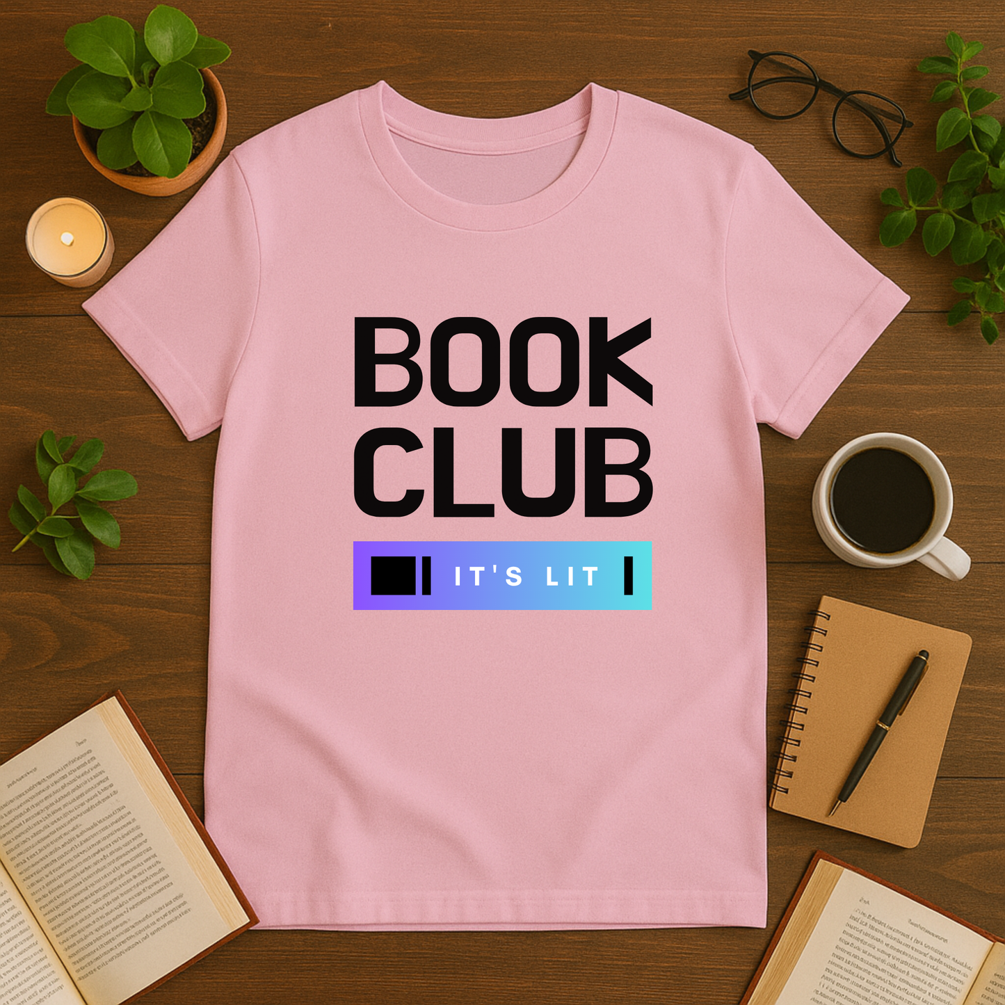 Book Club It's Lit Softstyle T-Shirt