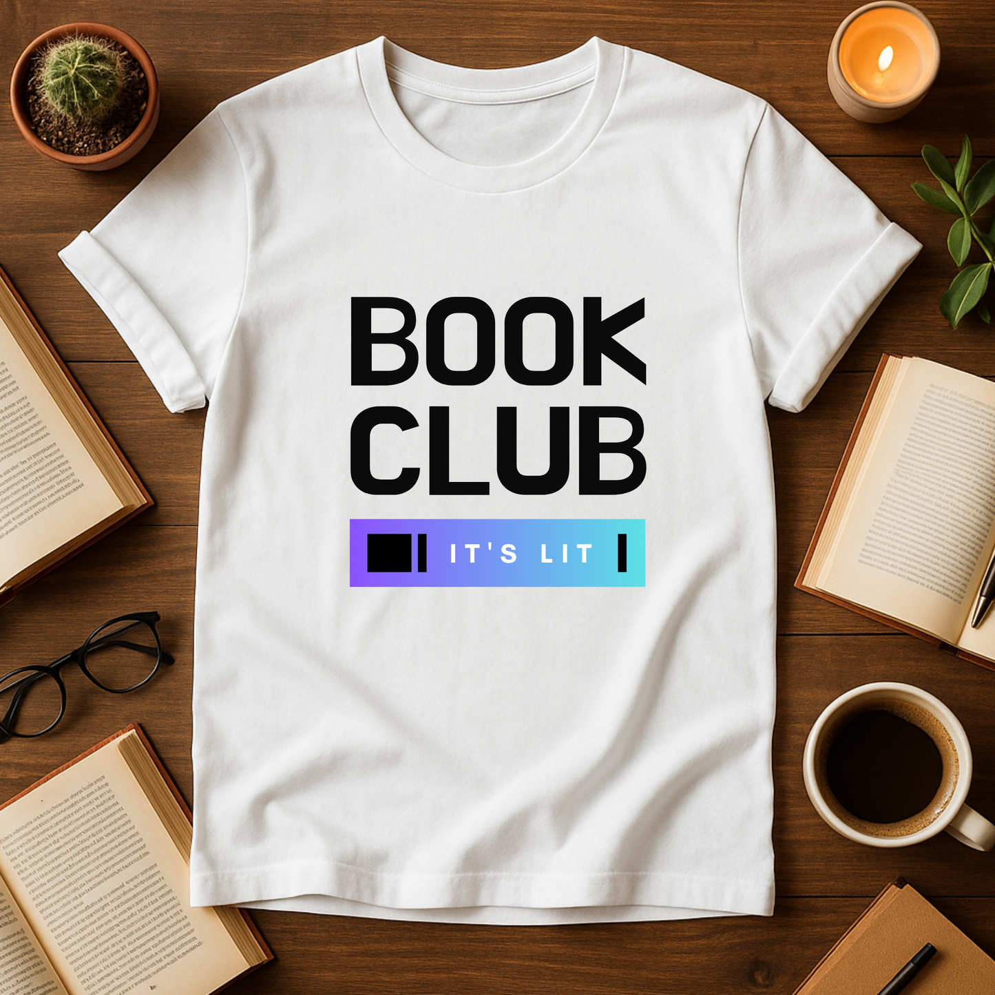 Book Club It's Lit Softstyle T-Shirt