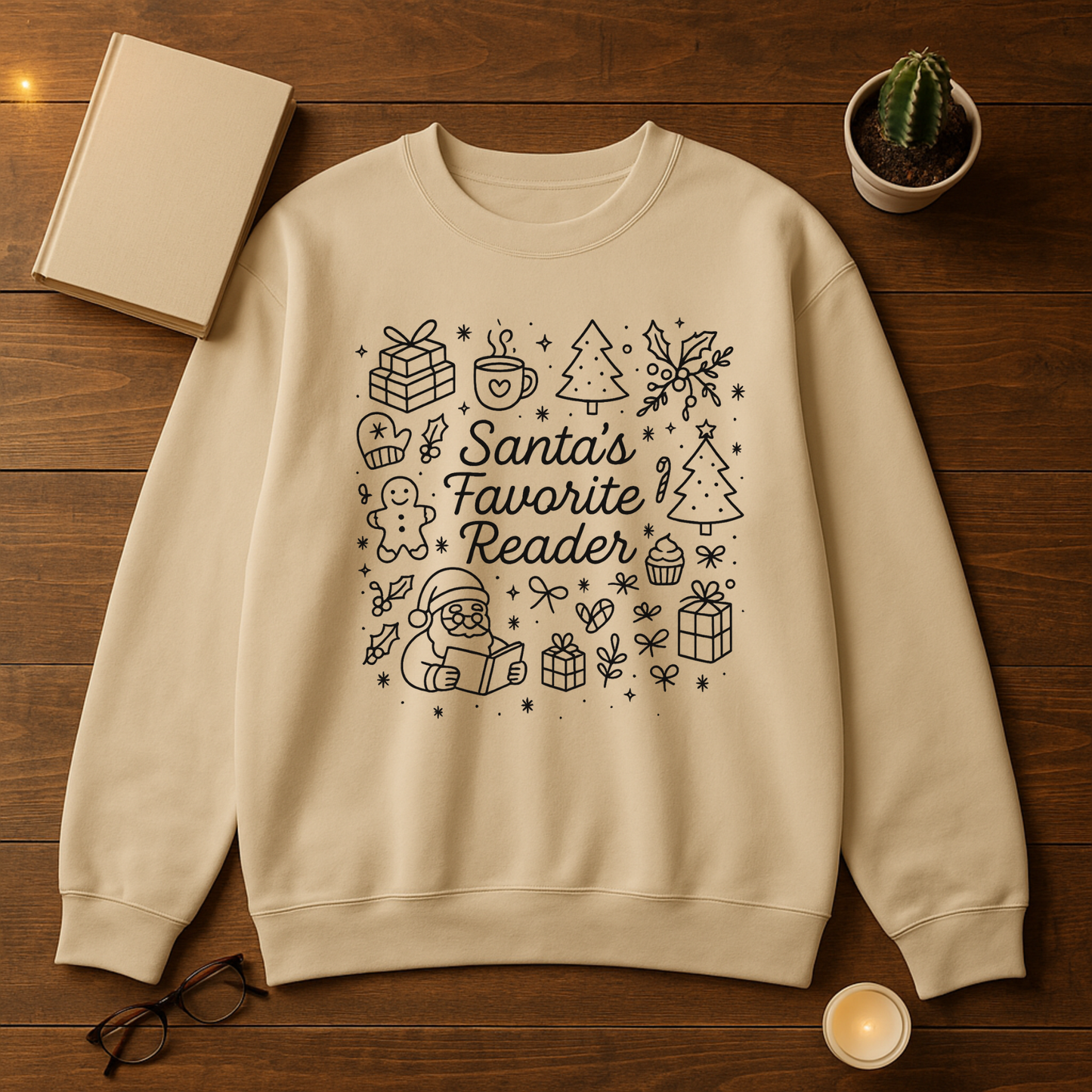 Santa's Favorite Reader Sweatshirt