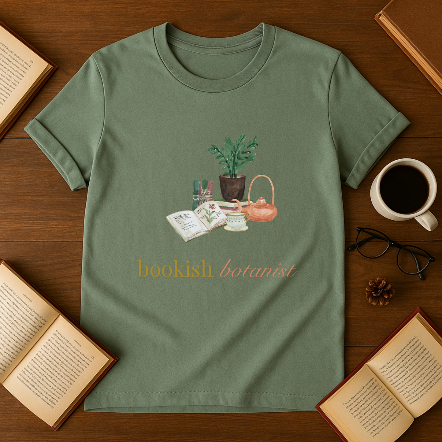 Bookish Botanist Softstyle T-Shirt
