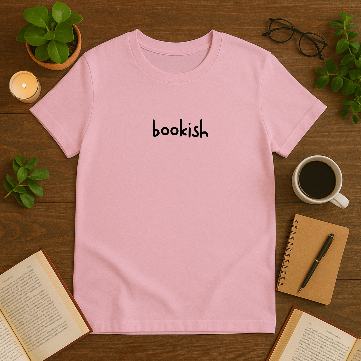 Bookish Fun Font Softstyle T-Shirt