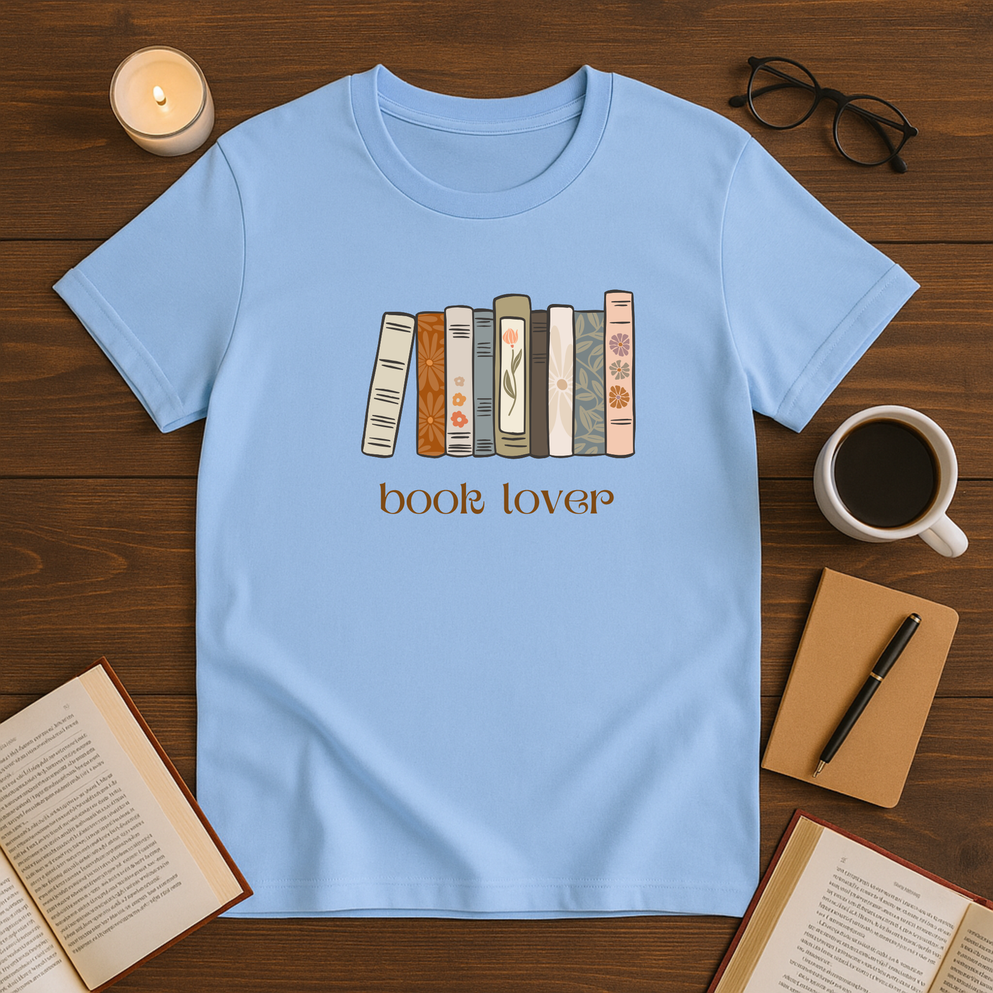 Book Lover Neutrals Softstyle T-Shirt
