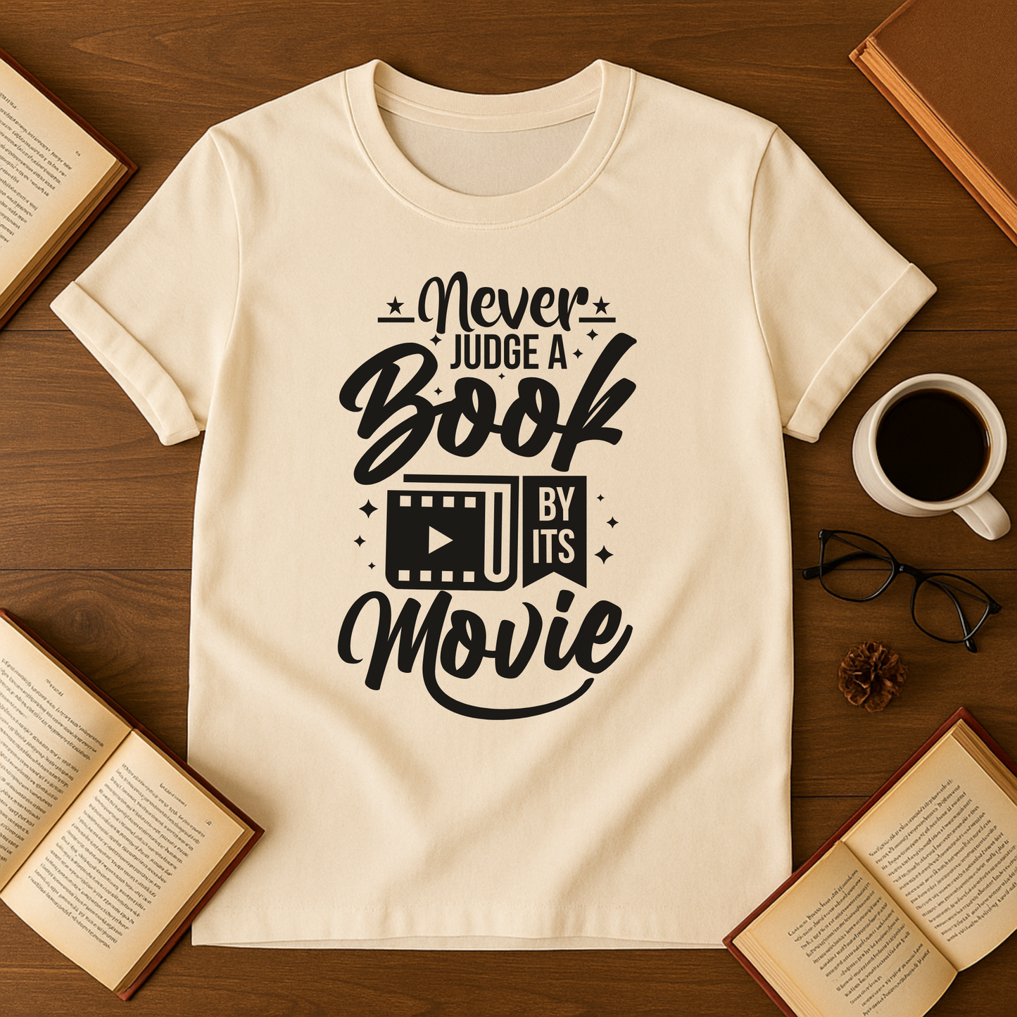 Never Judge a Book by Its Movie Softstyle T-Shirt