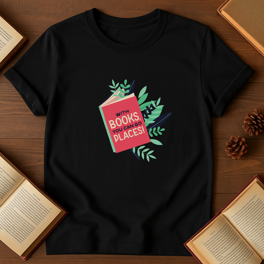 With Books You Can Go Places Softstyle T-Shirt