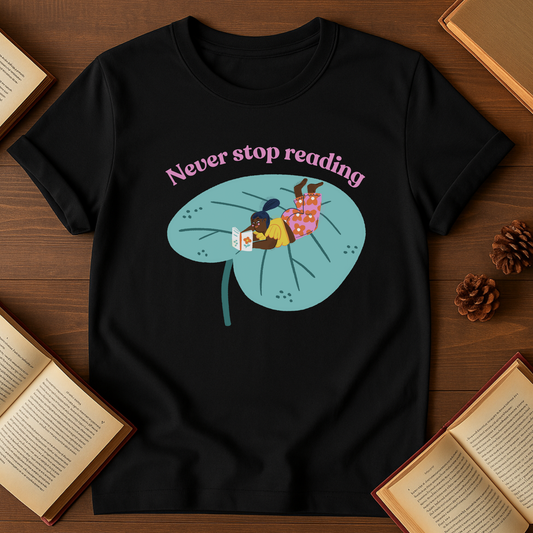 Never Stop Reading Softstyle T-Shirt