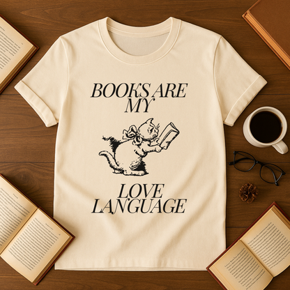 Books Are My Love Language Softstyle T-Shirt