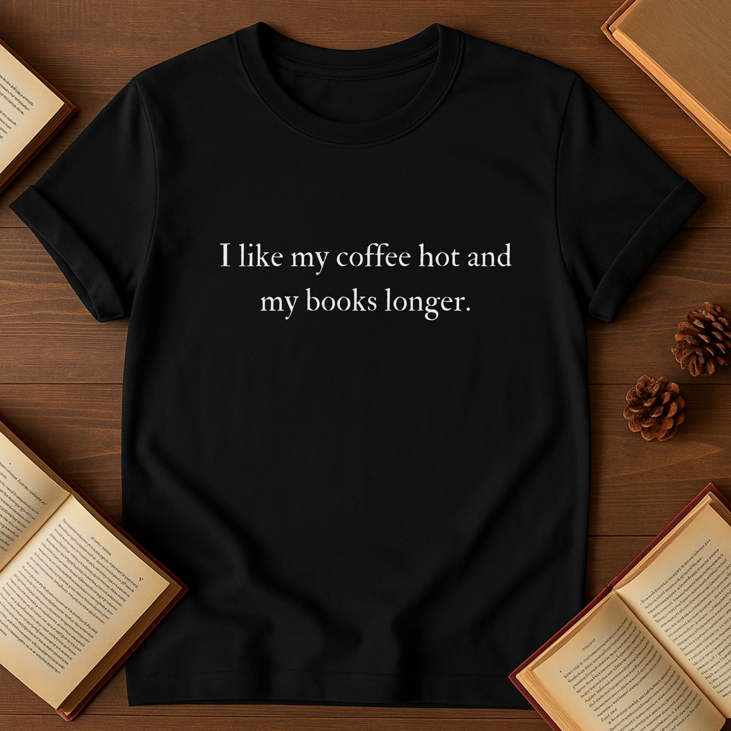 I Like My Coffee Hot and My Books Longer Softstyle T-Shirt