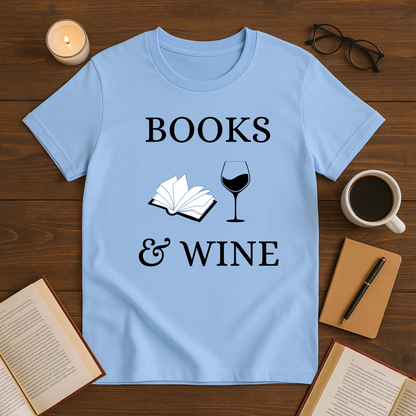 Books & Wine Softstyle T-Shirt