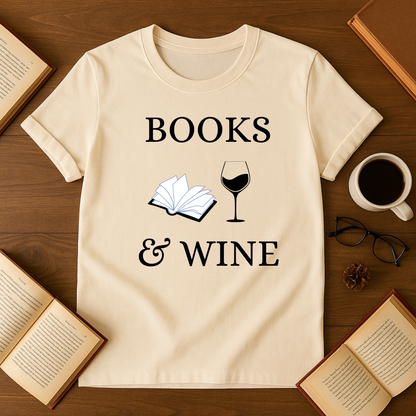 Books & Wine Softstyle T-Shirt
