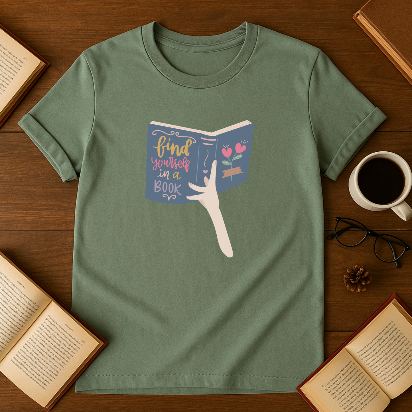 Find Yourself In A Book Softstyle T-Shirt