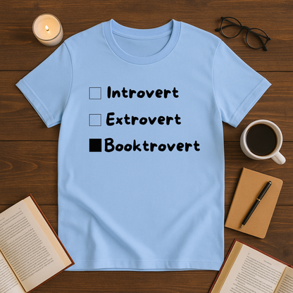 Introvert, Extrovert, Booktrovert Softstyle T-Shirt
