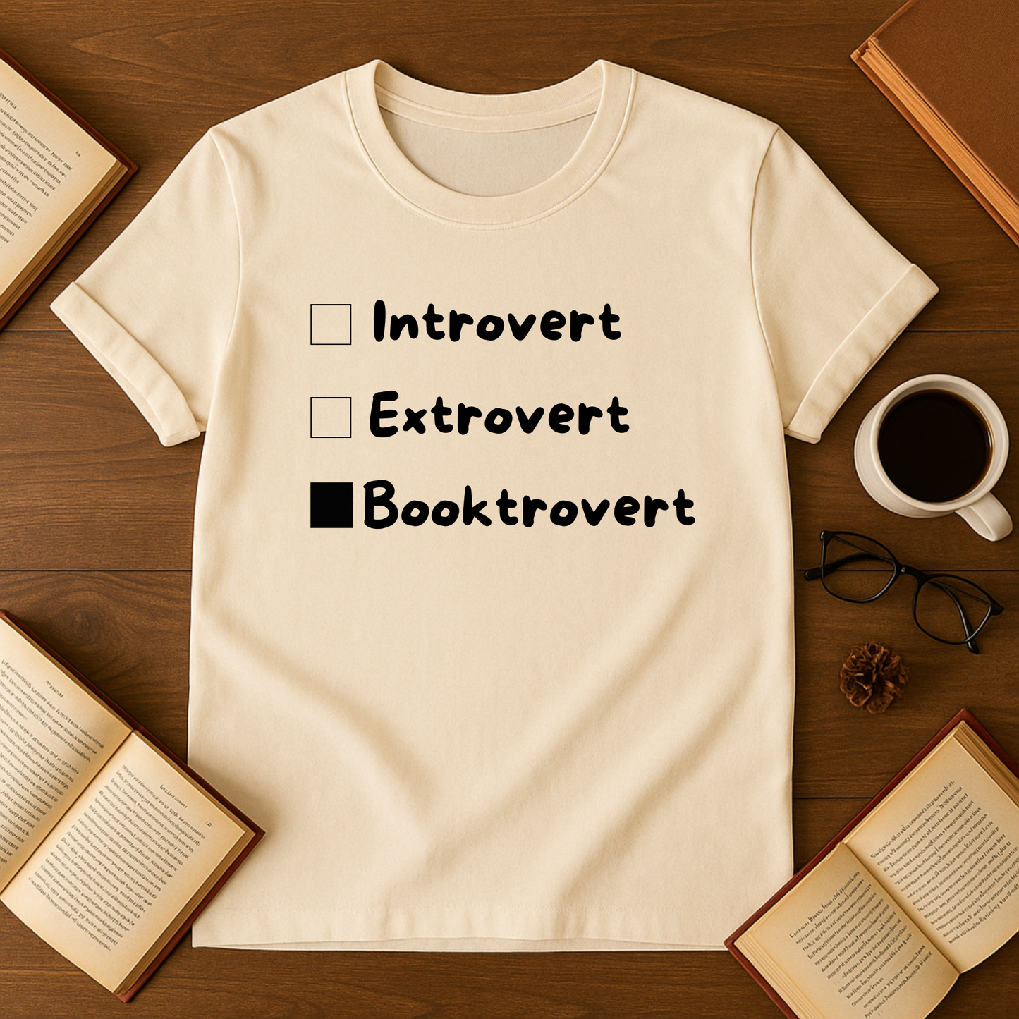 Introvert, Extrovert, Booktrovert Softstyle T-Shirt