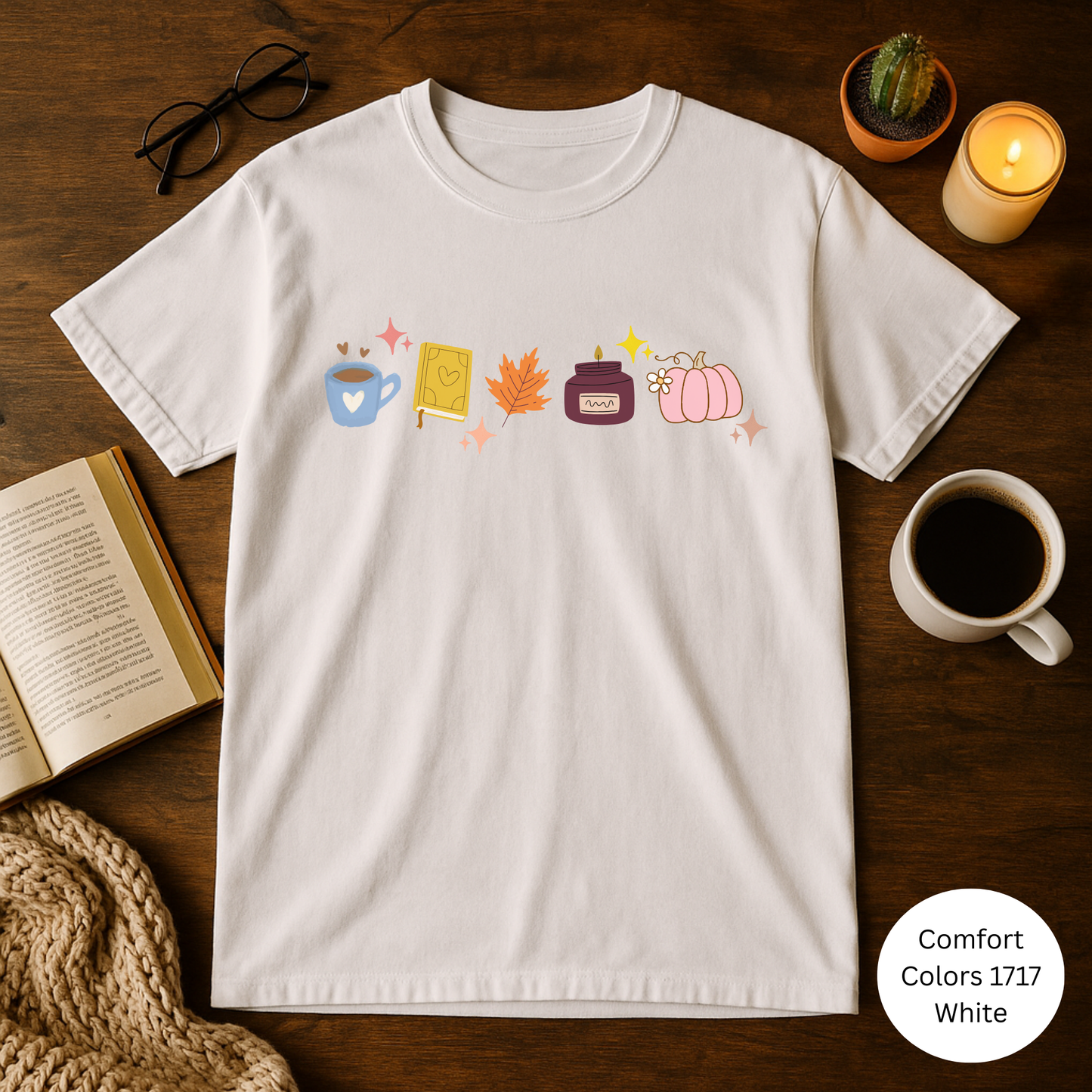 Autumn Vibes Cozy Fall T-shirt