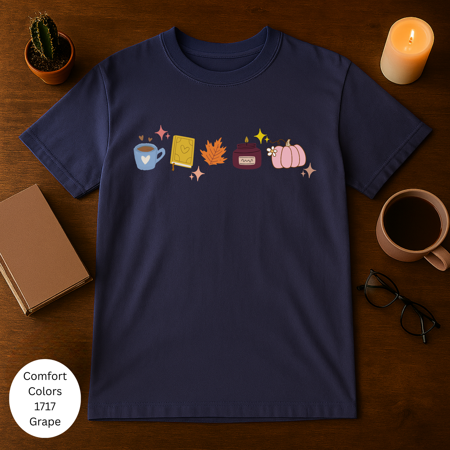 Autumn Vibes Cozy Fall T-shirt