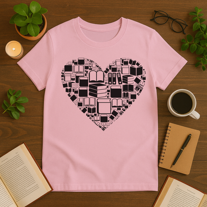 I Heart Books Softstyle T-Shirt