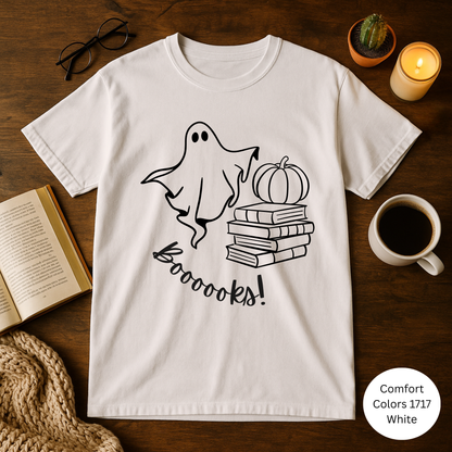 Ghostly Book Lover T-Shirt