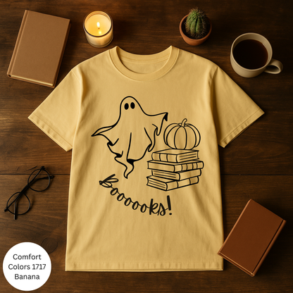 Ghostly Book Lover T-Shirt