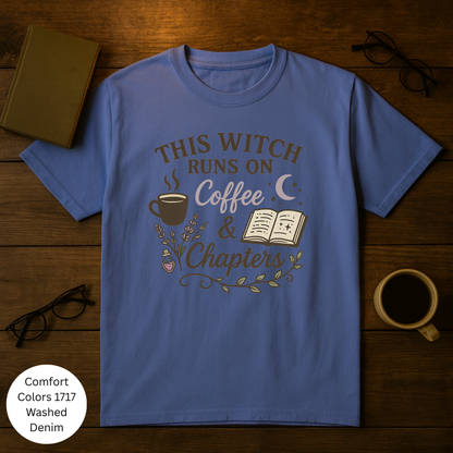 Witchy Coffee & Chapters T-Shirt