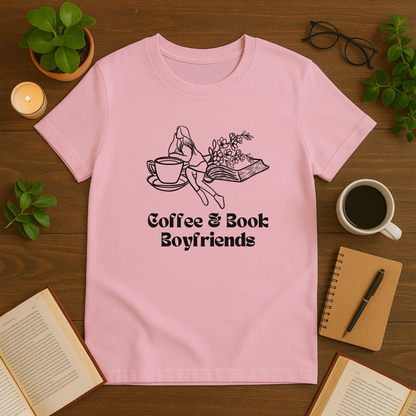 Coffee & Book Boyfriends T-Shirt