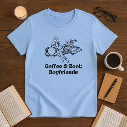 Coffee & Book Boyfriends T-Shirt