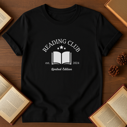 Reading Club Unisex T-Shirt, Book Lover Gift, Softstyle Tee for Readers