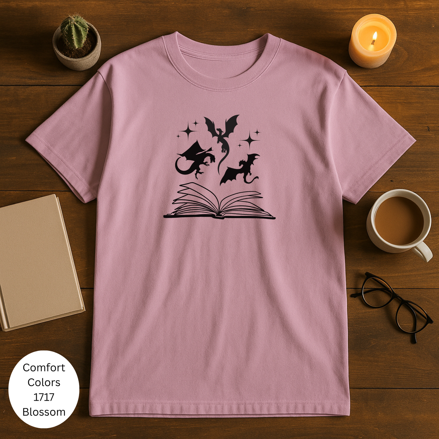 Bookish Dragon Unisex T-Shirt